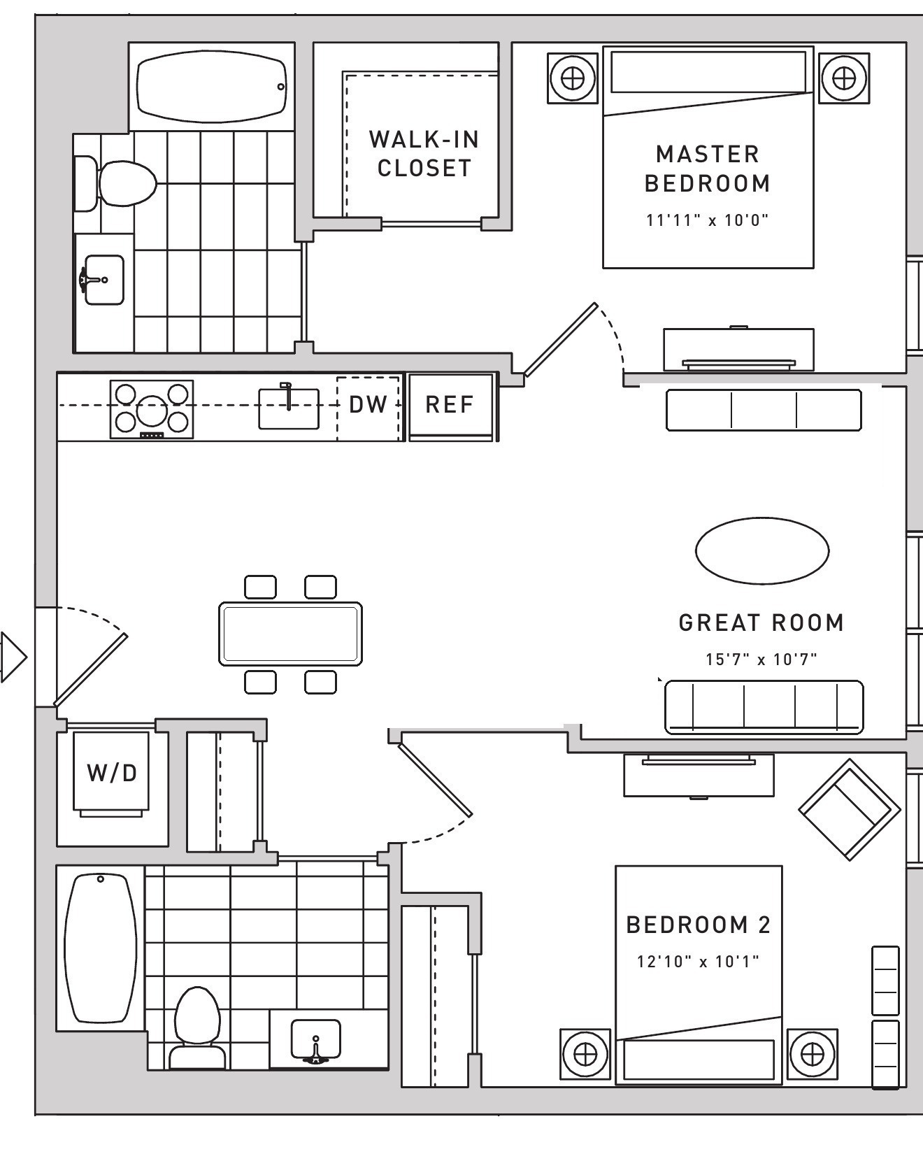 Apartment floorplan